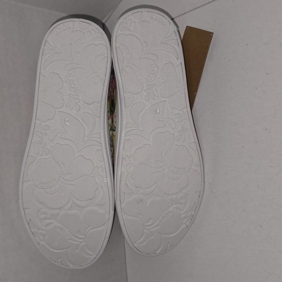 Roxy Libbie Slide On Canvas Floral Print Memory Foam Womens Size 6 NWT - Picture 7 of 11